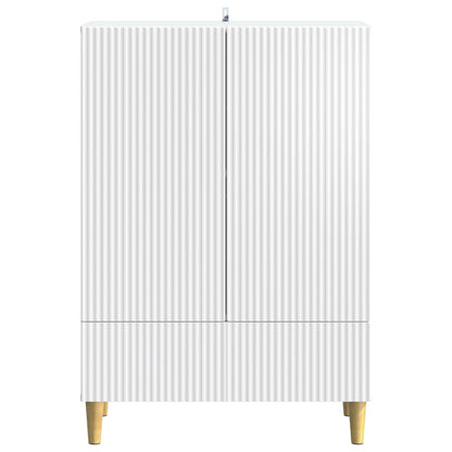 Dressoir met lade Wit 66 x 34,5 x 95 cm Bewerkt hout