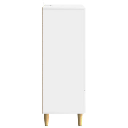 Dressoir met lade Wit 66 x 34,5 x 95 cm Bewerkt hout