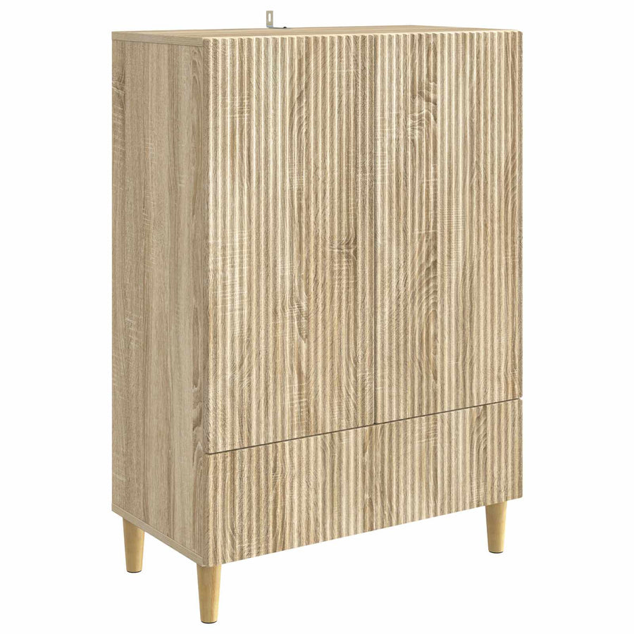 Dressoir met lade Sonoma Eiken 66 x 34,5 x 95 cm Bewerkt hout