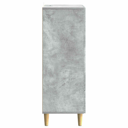 Dressoir met lade Betongrijs 66 x 34,5 x 95 cm Bewerkt hout
