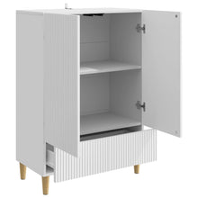 Dressoir met lade Hoogglans Wit 66 x 34,5 x 95 cm Bewerkt hout