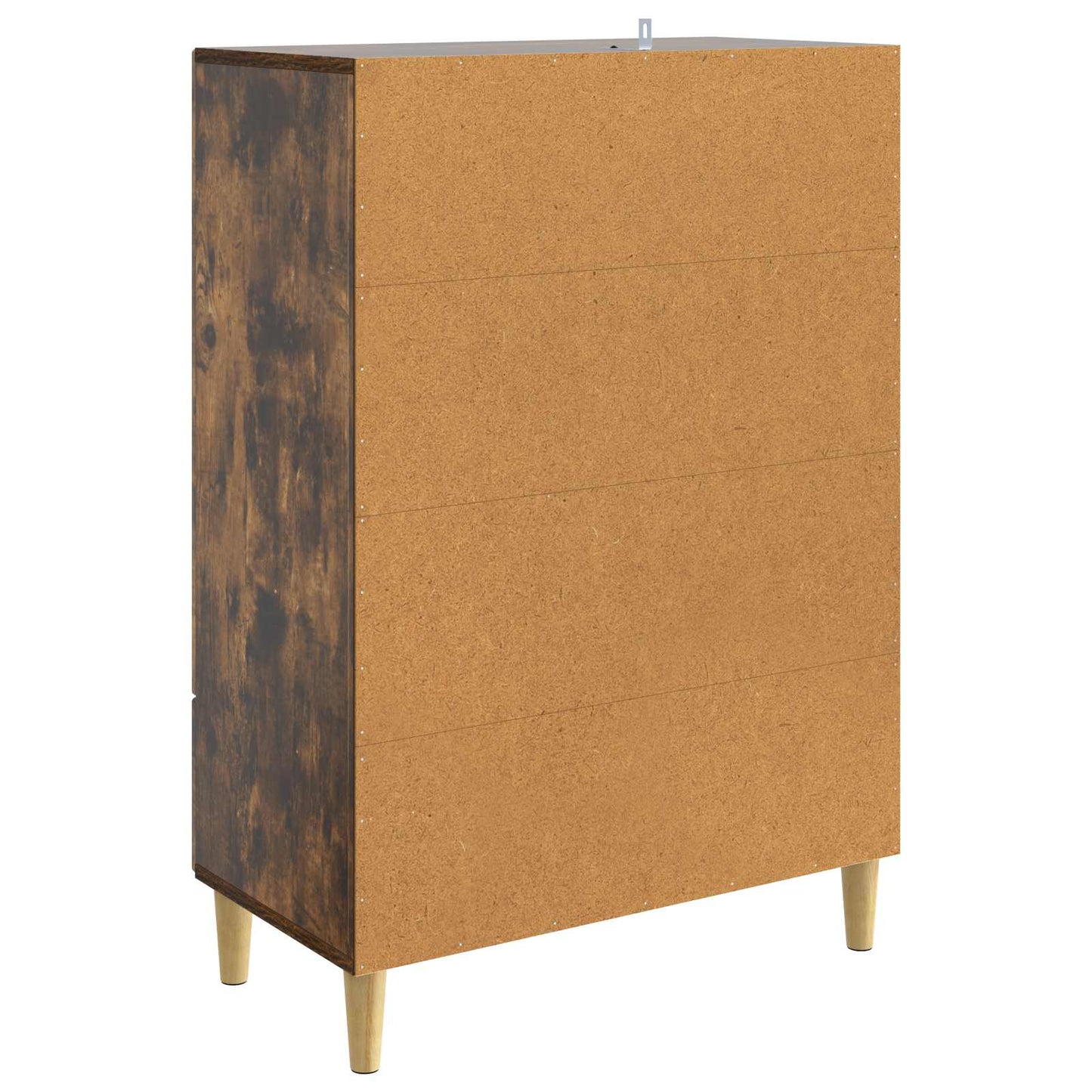 Dressoir met lade Gerookt eiken 66 x 34,5 x 95 cm Bewerkt hout