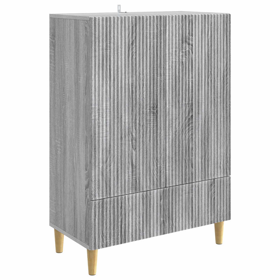 Dressoir met lade Grijs sonoma 66 x 34,5 x 95 cm Bewerkt hout