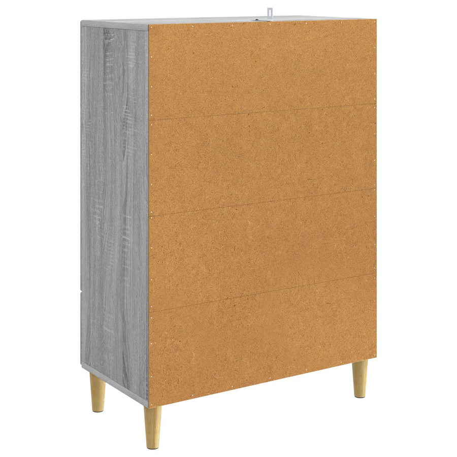 Dressoir met lade Grijs sonoma 66 x 34,5 x 95 cm Bewerkt hout