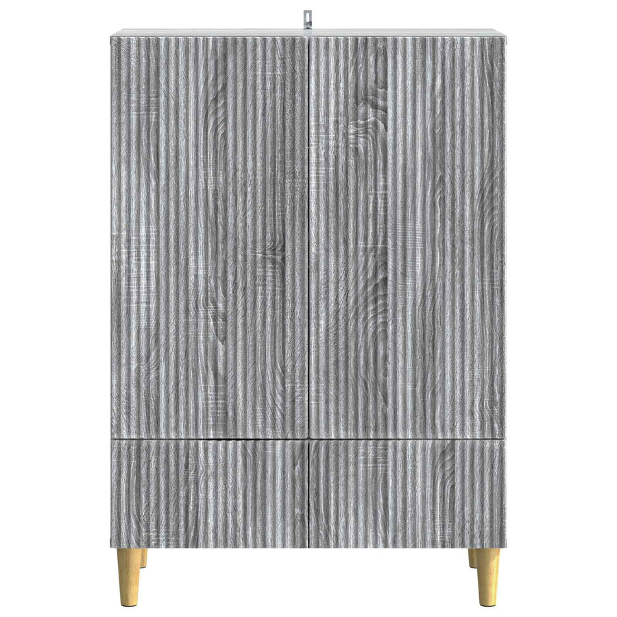 Dressoir met lade Grijs sonoma 66 x 34,5 x 95 cm Bewerkt hout