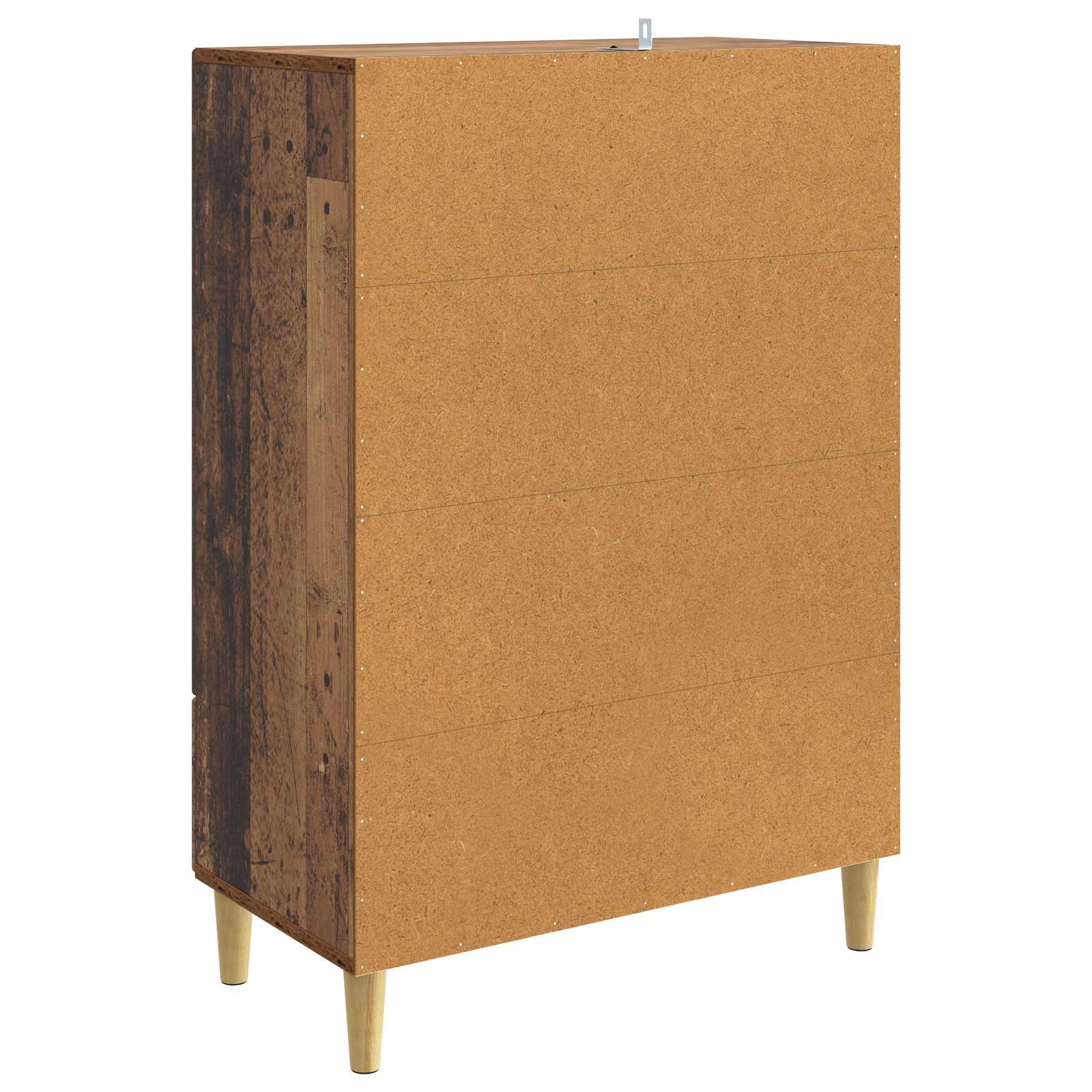 Dressoir met lade Oud hout 66 x 34,5 x 95 cm Bewerkt hout