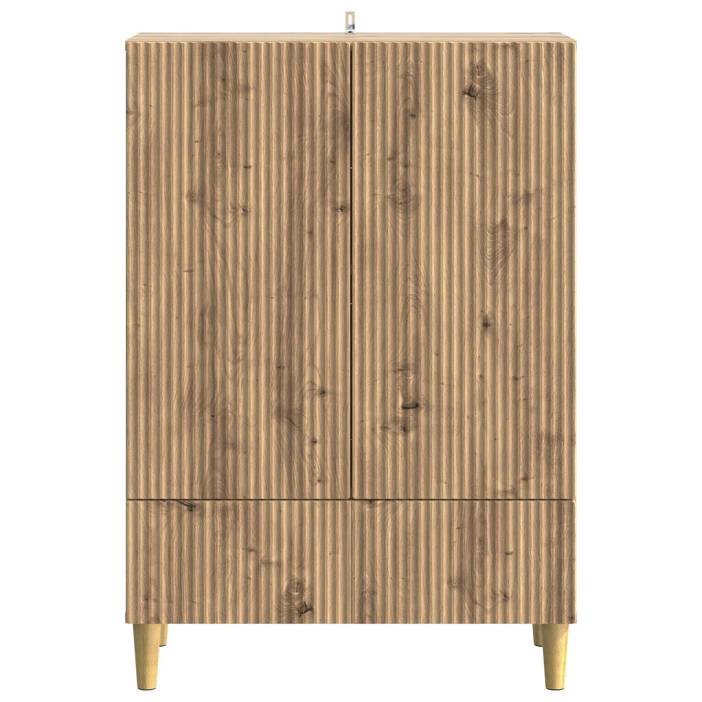 Dressoir Artisanaal eiken 66 x 34,5 x 95 cm Bewerkt hout