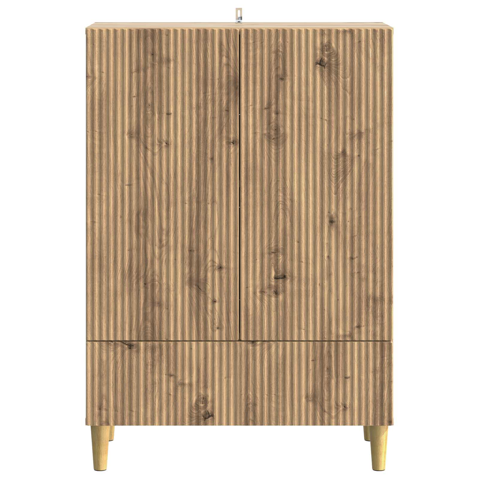 Dressoir Artisanaal eiken 66 x 34,5 x 95 cm Bewerkt hout