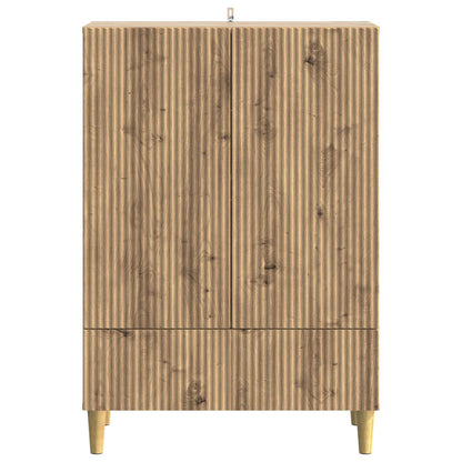 Dressoir Artisanaal eiken 66 x 34,5 x 95 cm Bewerkt hout