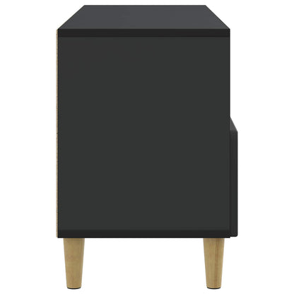 TV-kast met lade Zwart 102 x 34,5 x 50 cm Bewerkt hout