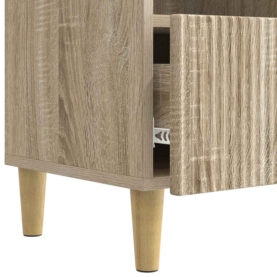 TV-kast met lade Sonoma Eiken 102 x 34,5 x 50 cm Bewerkt hout