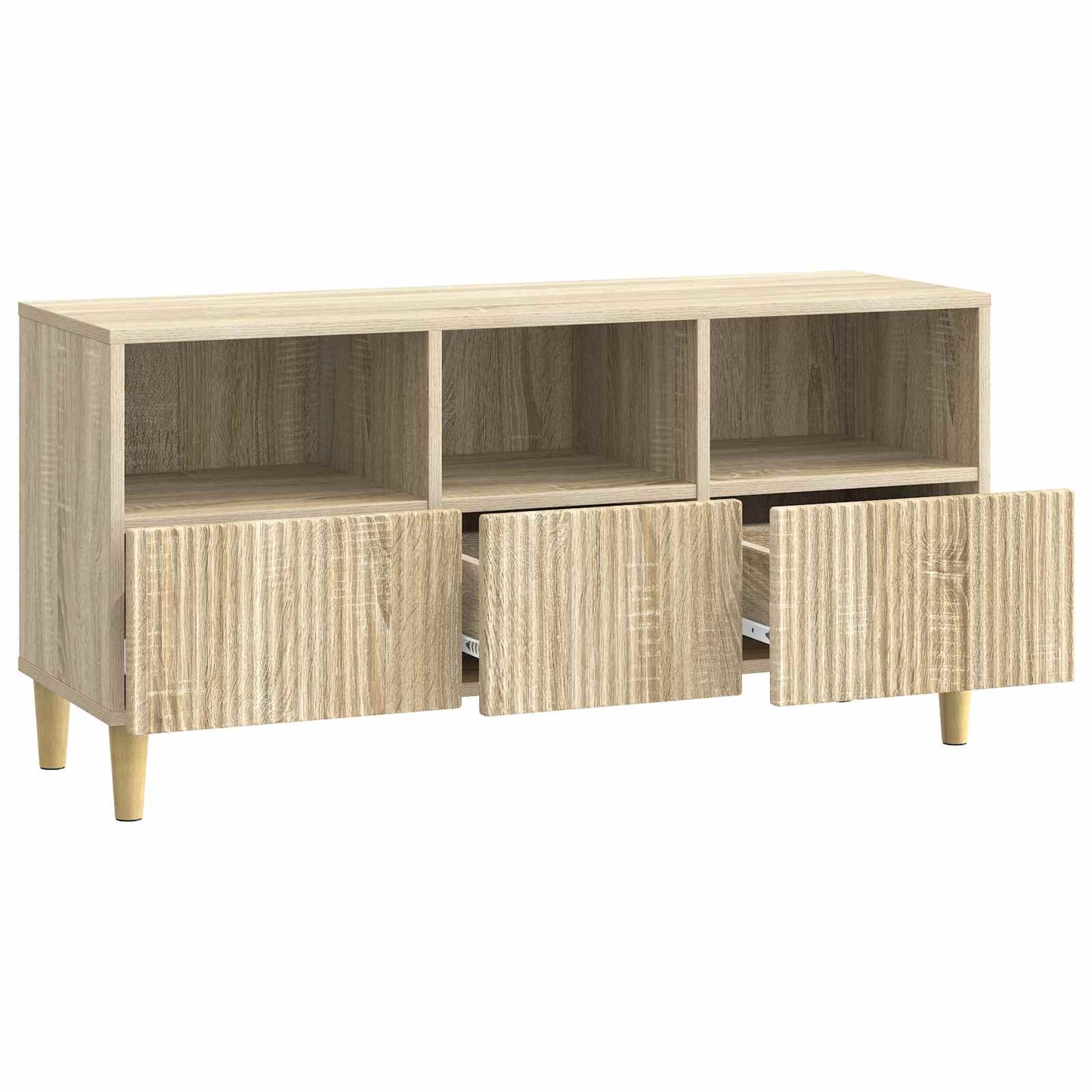 TV-kast met lade Sonoma Eiken 102 x 34,5 x 50 cm Bewerkt hout
