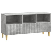 TV-kast 102x34,5x50 cm betongrijs bewerkt hout