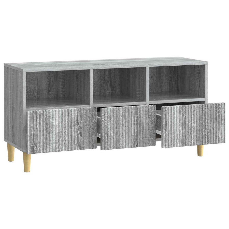 TV-kast met lade Grijs sonoma 102 x 34,5 x 50 cm Bewerkt hout