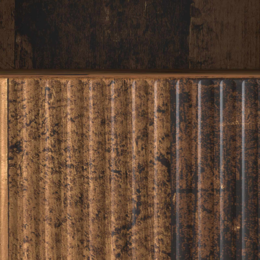 TV-kast met lade Oud hout 102 x 34,5 x 50 cm Bewerkt hout