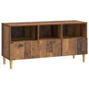 TV-kast 102x34,5x50 cm oud hout