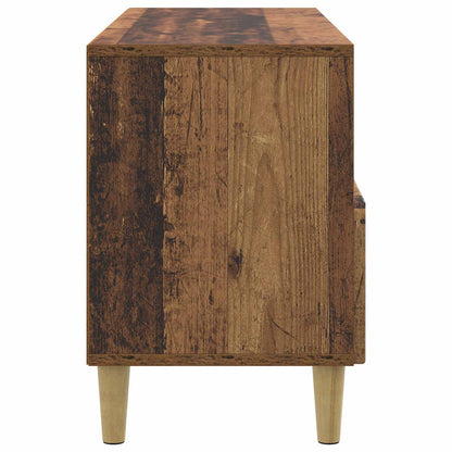 TV-kast met lade Oud hout 102 x 34,5 x 50 cm Bewerkt hout