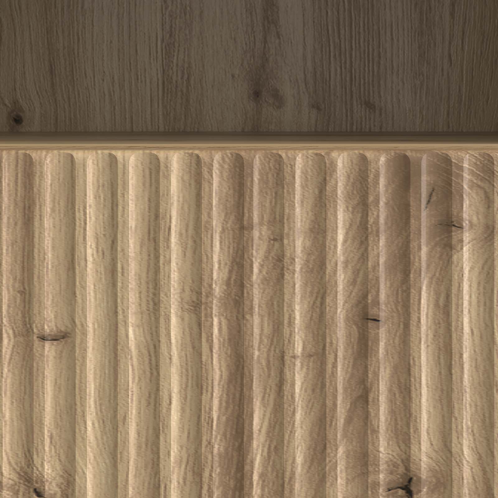 TV-kast Artisanaal eiken 102 x 34,5 x 50 cm Bewerkt hout