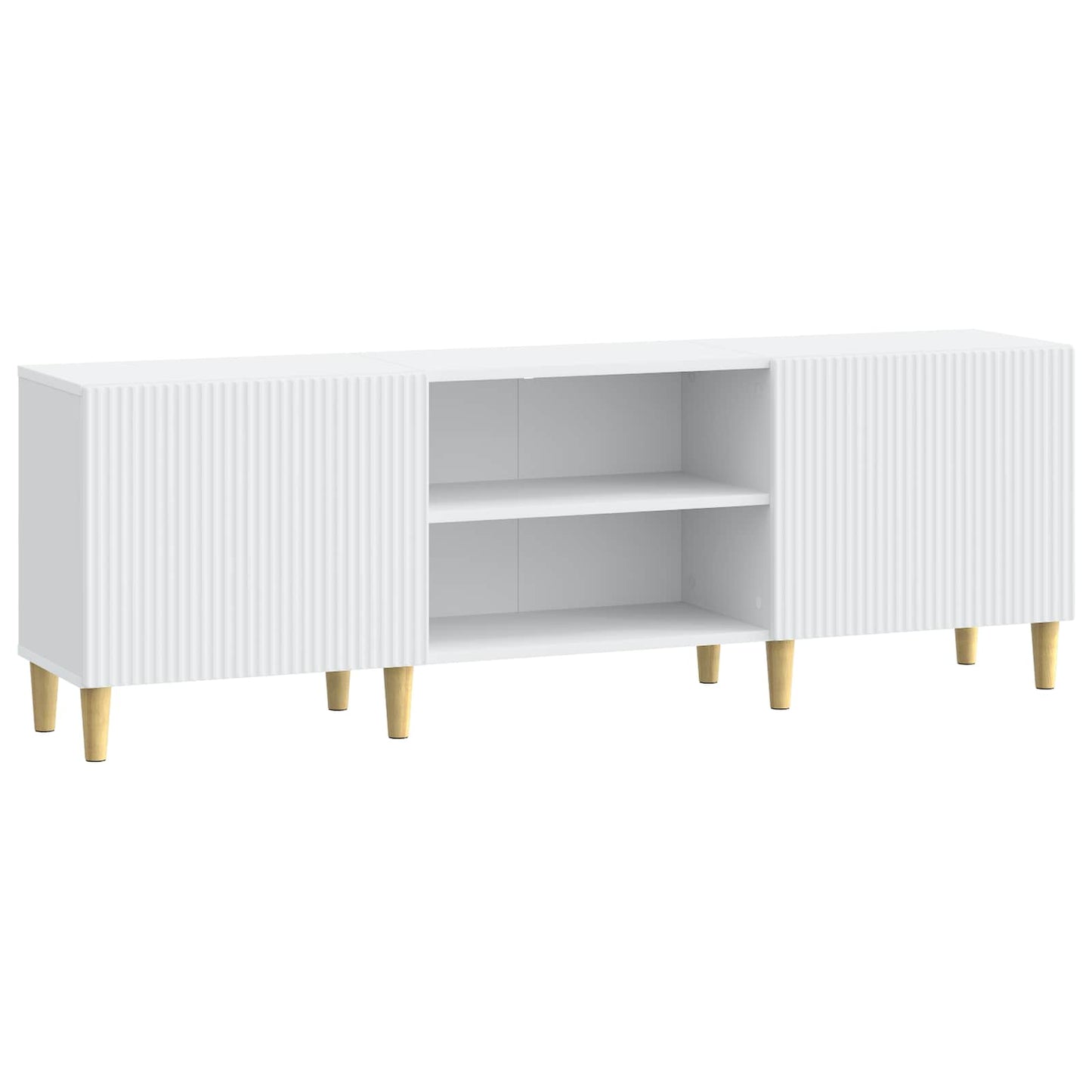 TV-kast Wit 150 x 31 x 50 cm Bewerkt hout