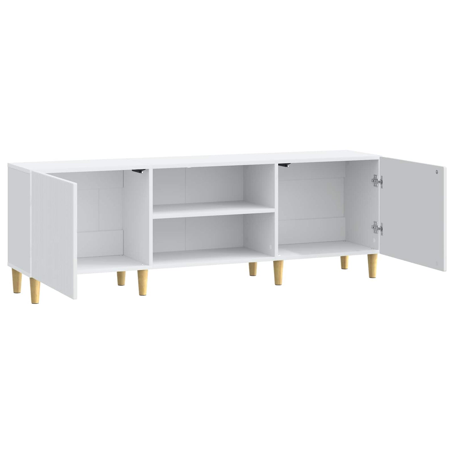 TV-kast Wit 150 x 31 x 50 cm Bewerkt hout