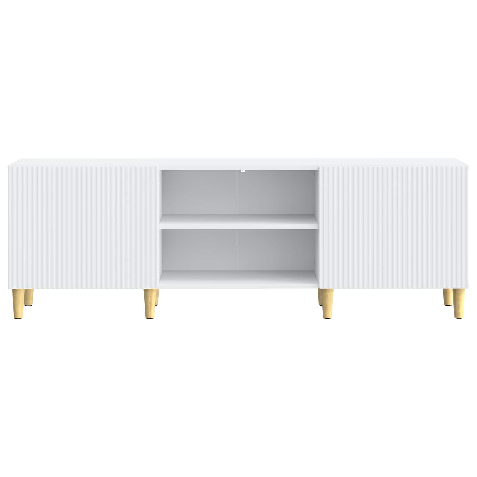 TV-kast Wit 150 x 31 x 50 cm Bewerkt hout