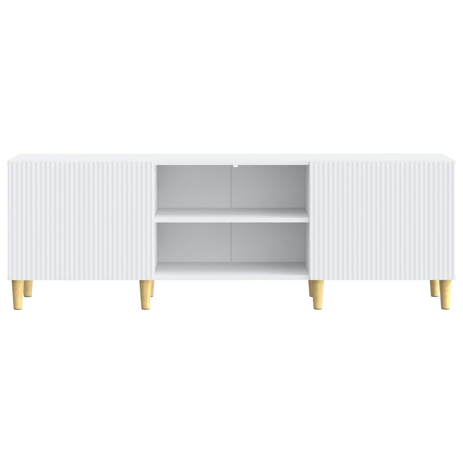 TV-kast Wit 150 x 31 x 50 cm Bewerkt hout