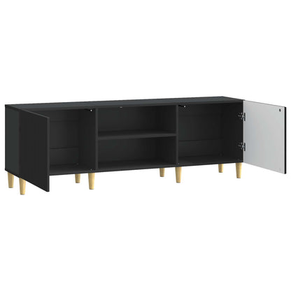 TV-kast Zwart 150 x 31 x 50 cm Bewerkt hout