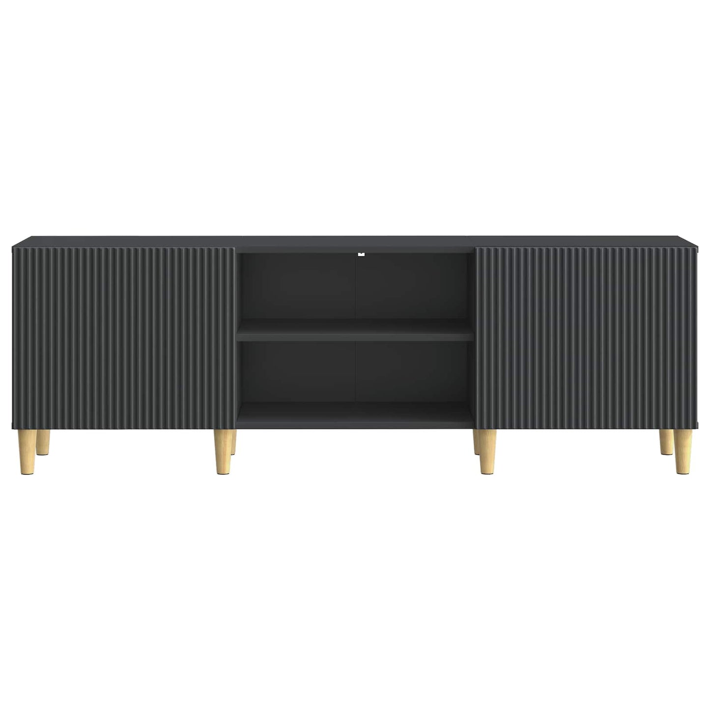 TV-kast Zwart 150 x 31 x 50 cm Bewerkt hout