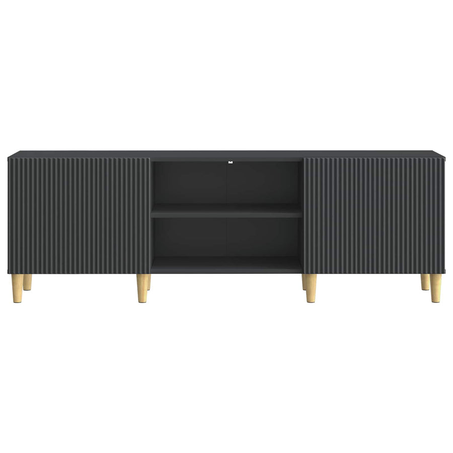 TV-kast Zwart 150 x 31 x 50 cm Bewerkt hout