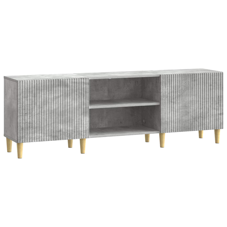 TV-kast Betongrijs 150 x 31 x 50 cm Bewerkt hout