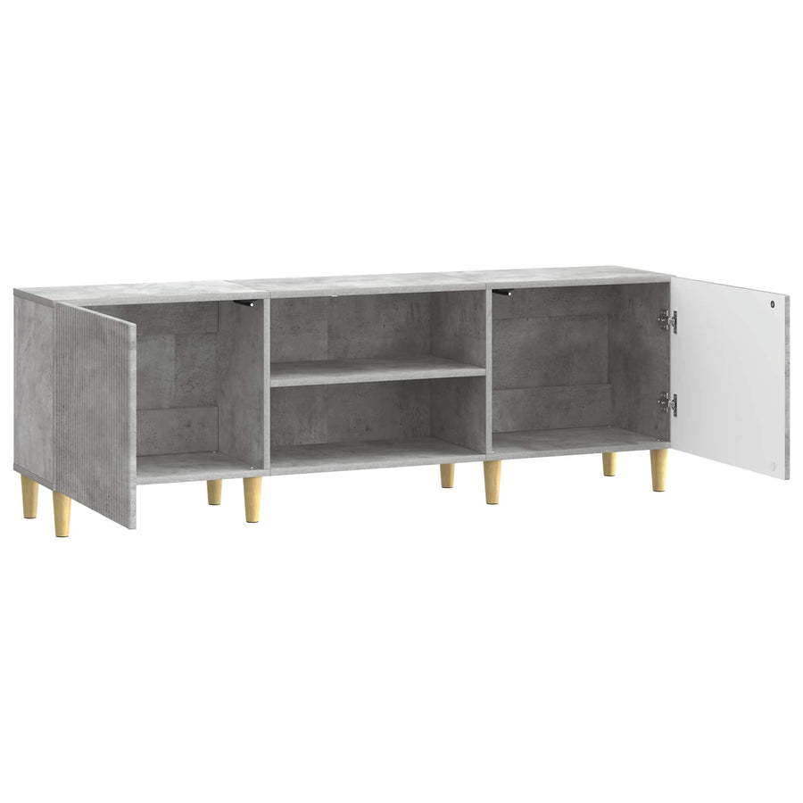 TV-kast Betongrijs 150 x 31 x 50 cm Bewerkt hout