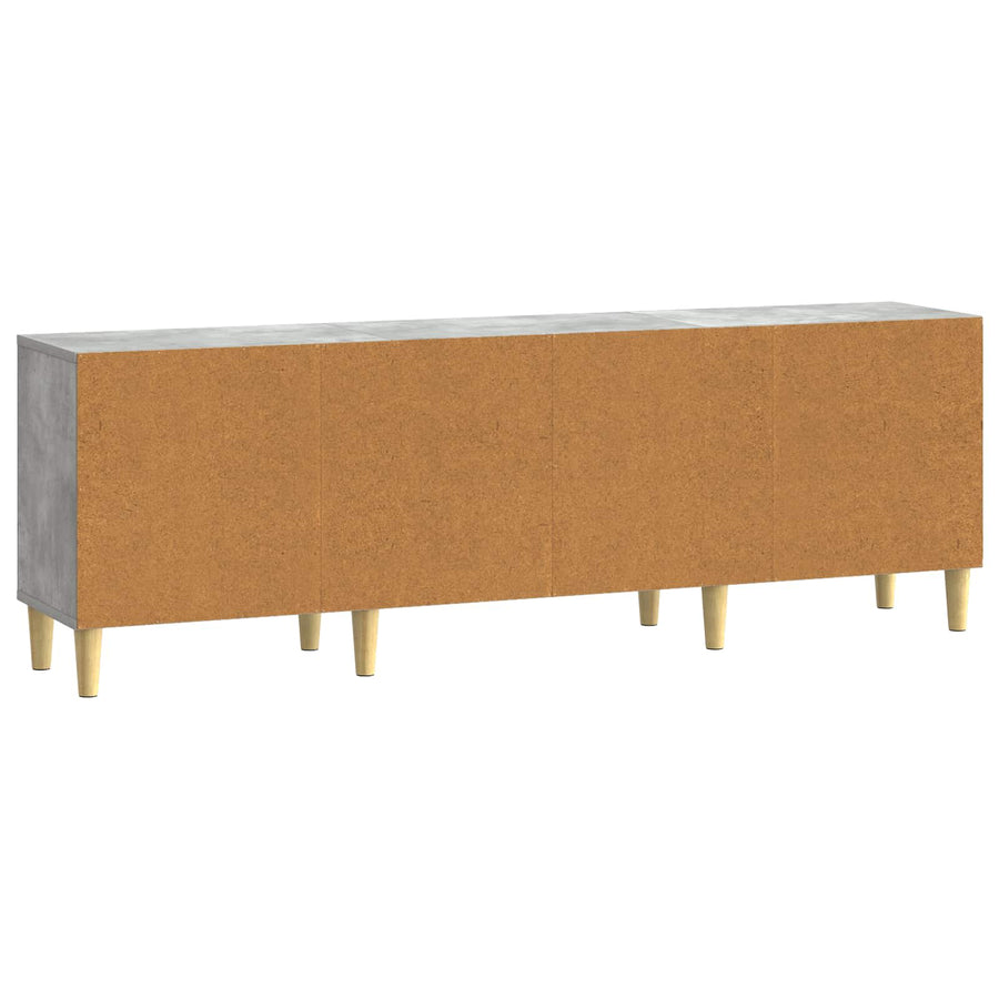 TV-kast Betongrijs 150 x 31 x 50 cm Bewerkt hout