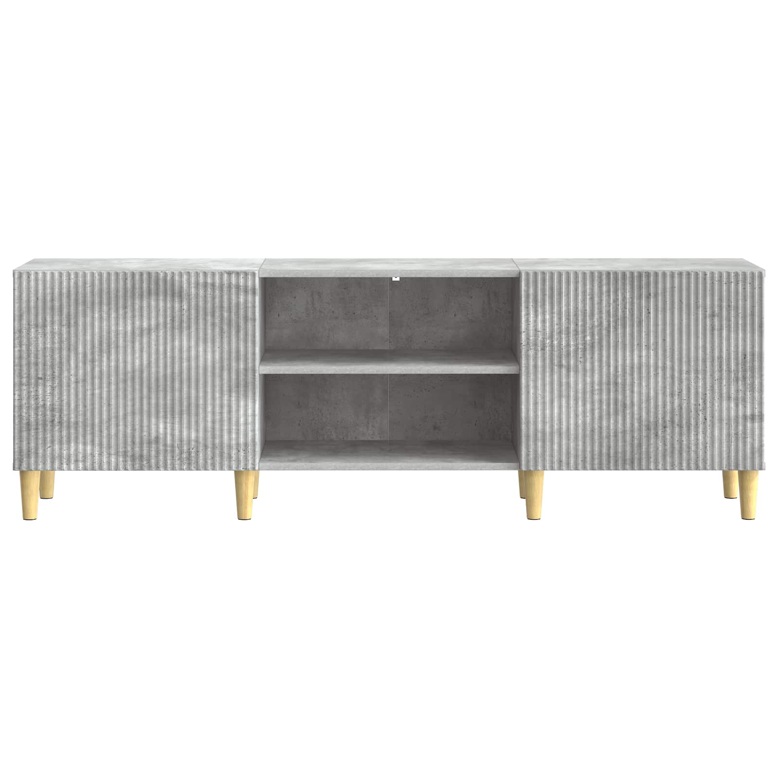 TV-kast Betongrijs 150 x 31 x 50 cm Bewerkt hout