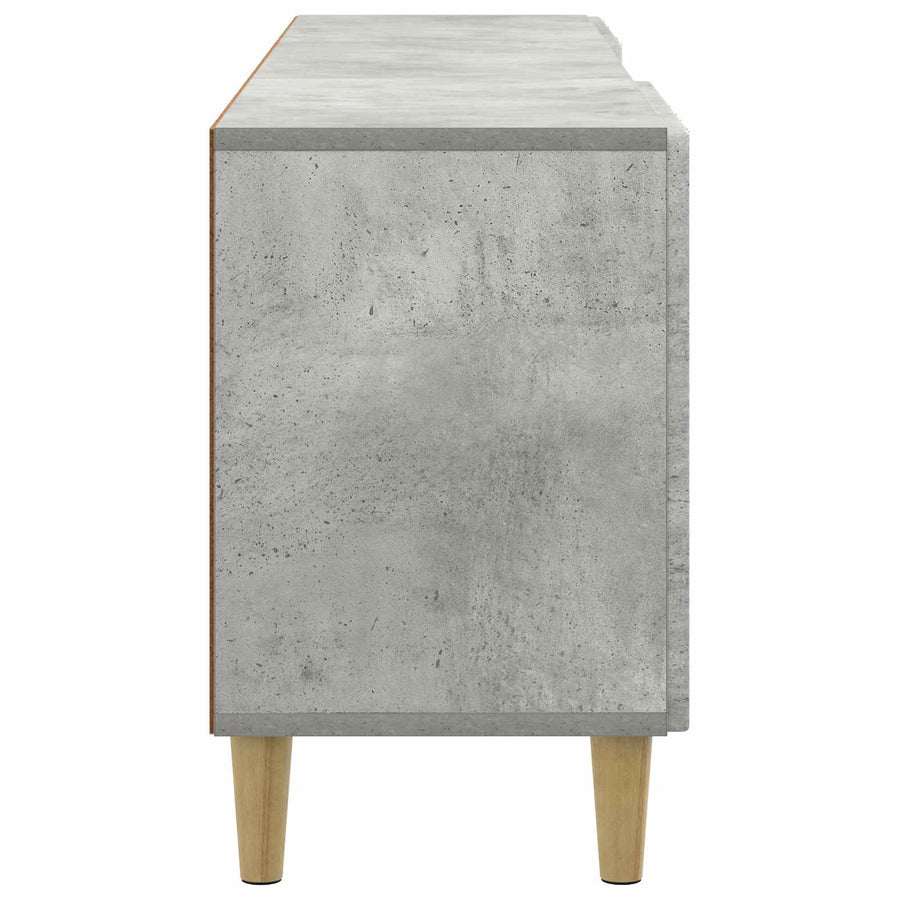TV-kast Betongrijs 150 x 31 x 50 cm Bewerkt hout