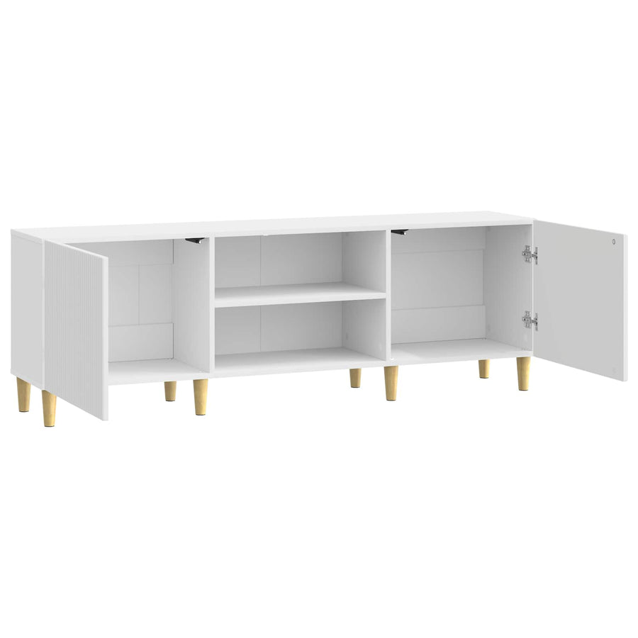 TV-kast Hoogglans Wit 150 x 31 x 50 cm Bewerkt hout