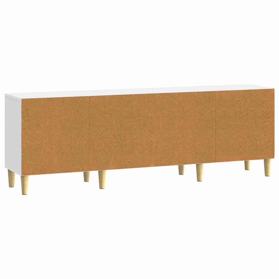 TV-kast Hoogglans Wit 150 x 31 x 50 cm Bewerkt hout
