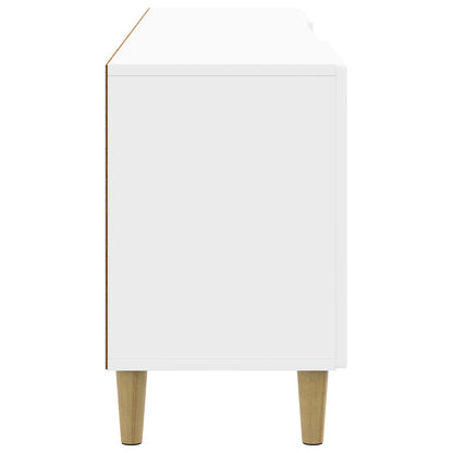 TV-kast Hoogglans Wit 150 x 31 x 50 cm Bewerkt hout