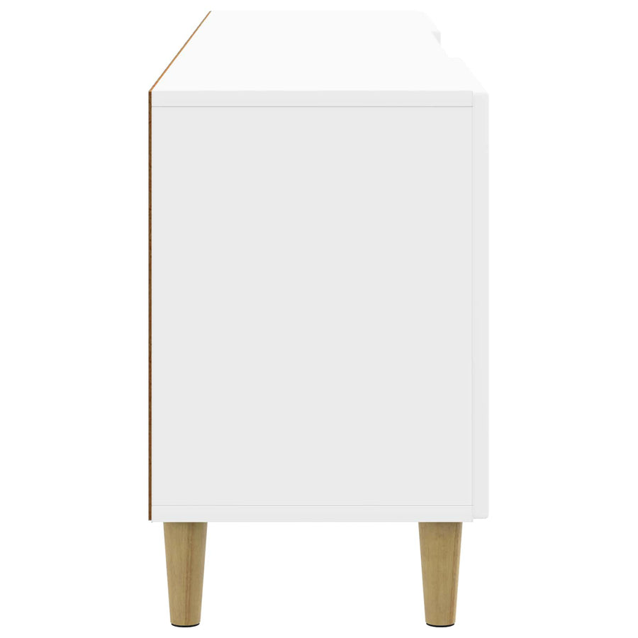 TV-kast Hoogglans Wit 150 x 31 x 50 cm Bewerkt hout