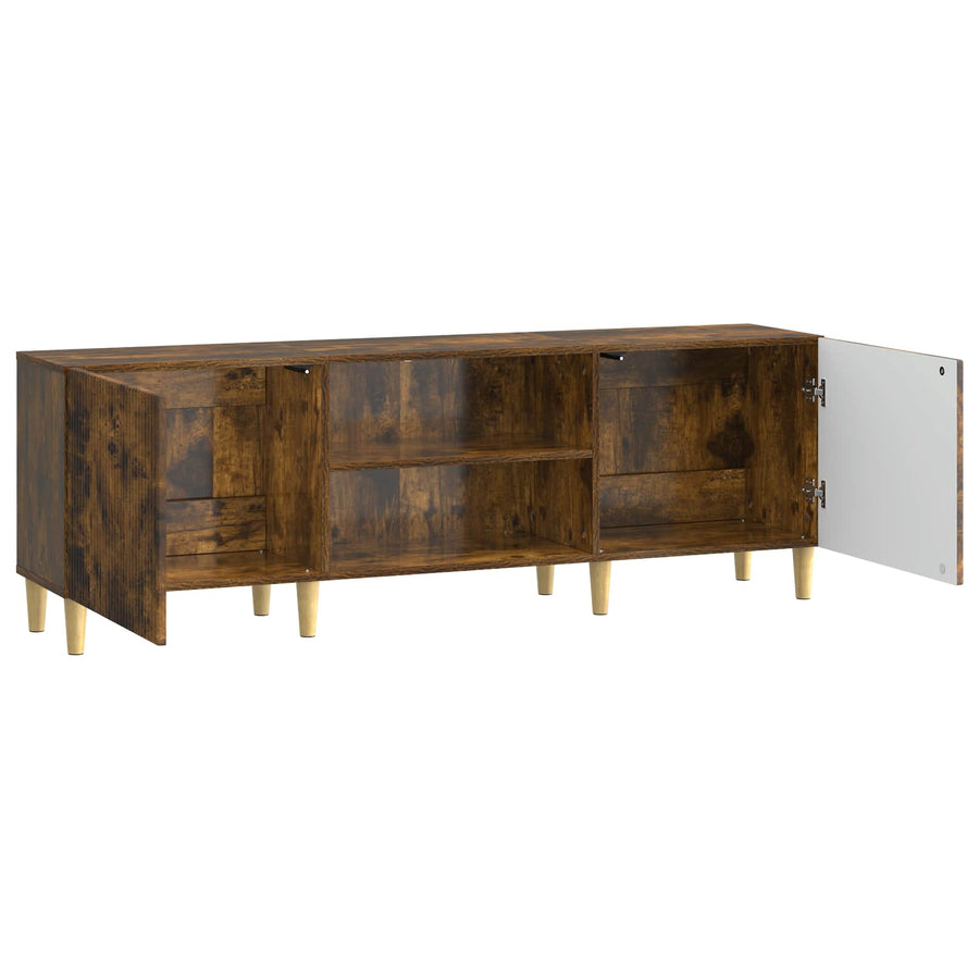 TV-kast Gerookt eiken 150 x 31 x 50 cm Bewerkt hout