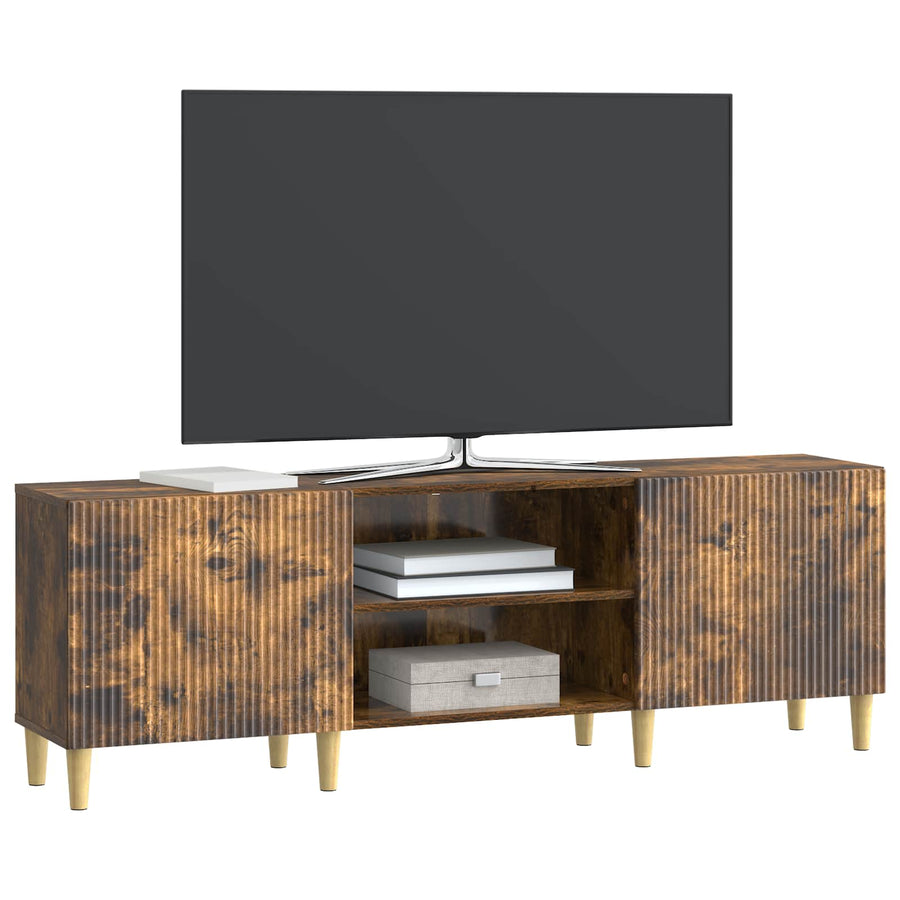 TV-kast Gerookt eiken 150 x 31 x 50 cm Bewerkt hout