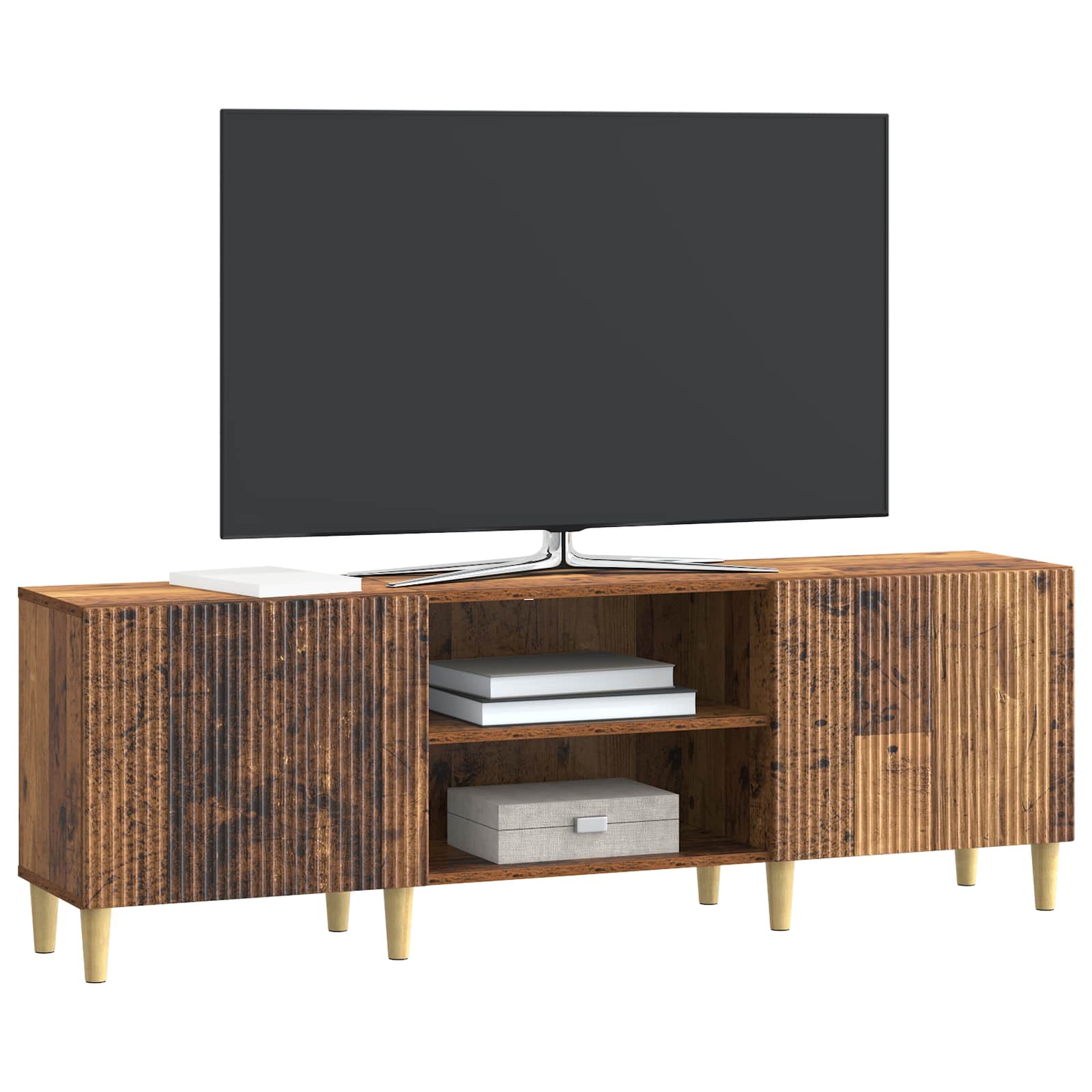 TV-kast Oud hout 150 x 31 x 50 cm Bewerkt hout
