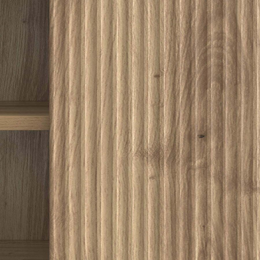 TV-kast Artisanaal eiken 150 x 31 x 50 cm Bewerkt hout