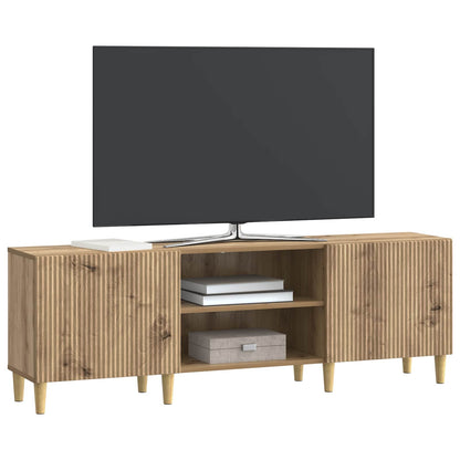 TV-kast Artisanaal eiken 150 x 31 x 50 cm Bewerkt hout
