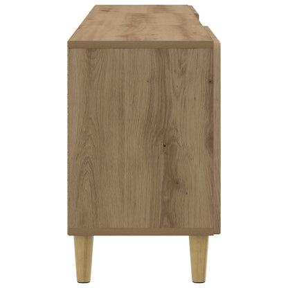TV-kast Artisanaal eiken 150 x 31 x 50 cm Bewerkt hout
