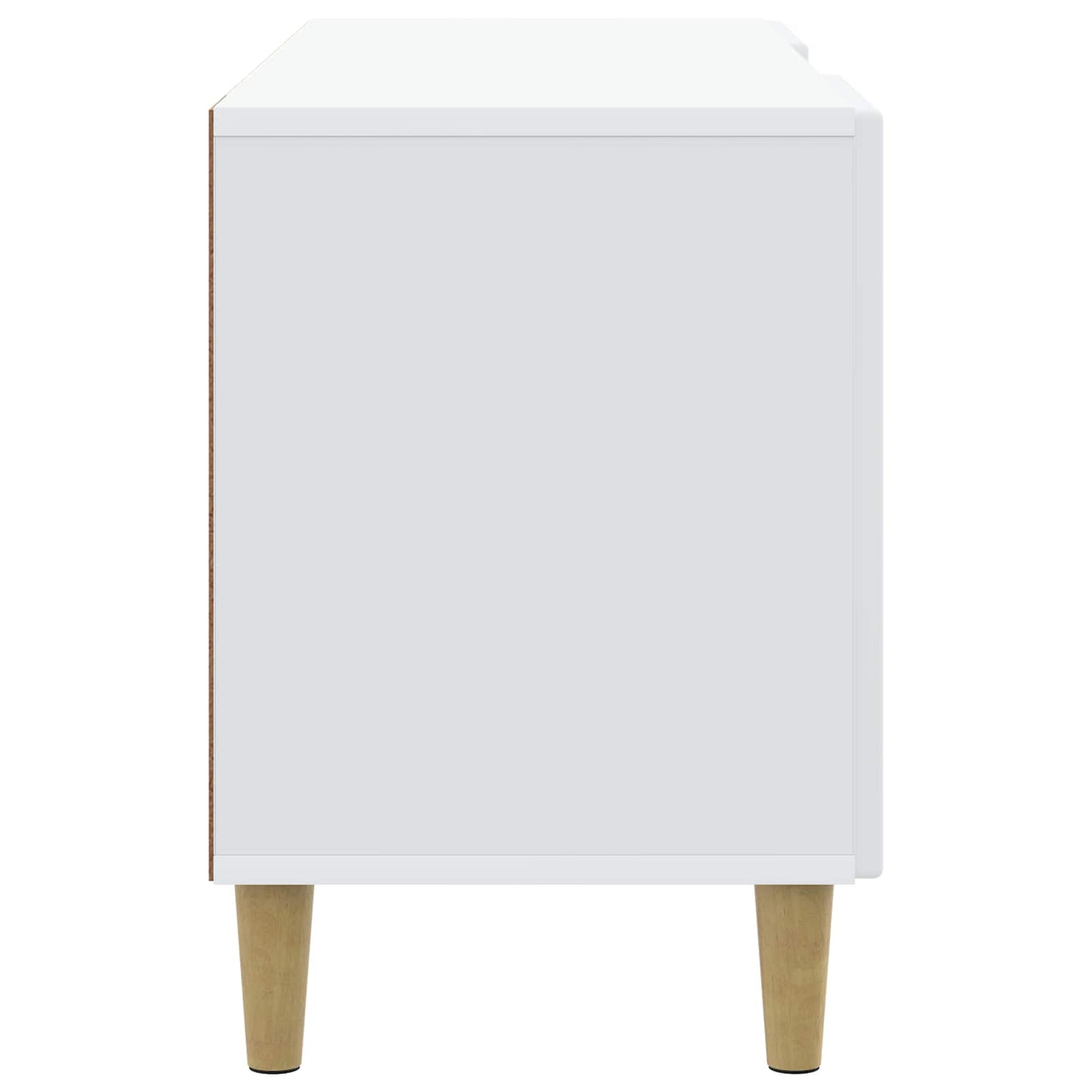 TV-kast Wit 102 x 34,5 x 50 cm Bewerkt hout