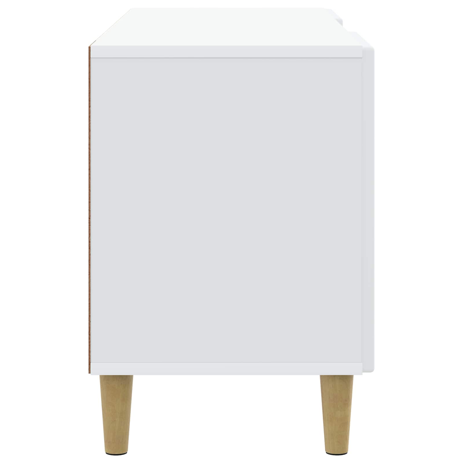 TV-kast Wit 102 x 34,5 x 50 cm Bewerkt hout