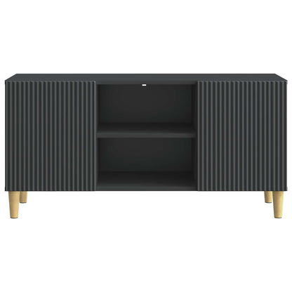 TV-kast Zwart 102 x 34,5 x 50 cm Bewerkt hout