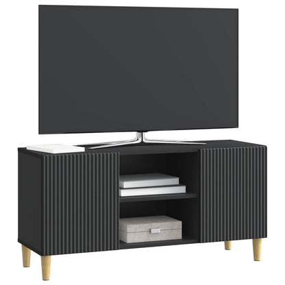 TV-kast Zwart 102 x 34,5 x 50 cm Bewerkt hout