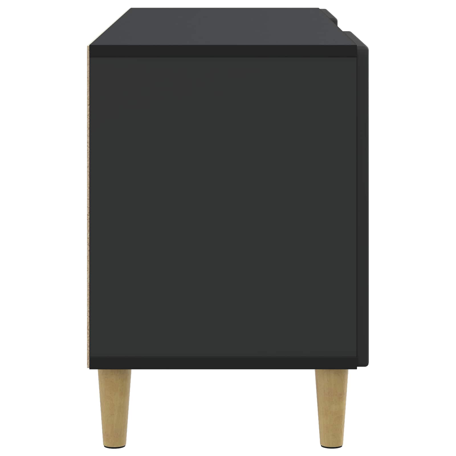 TV-kast Zwart 102 x 34,5 x 50 cm Bewerkt hout