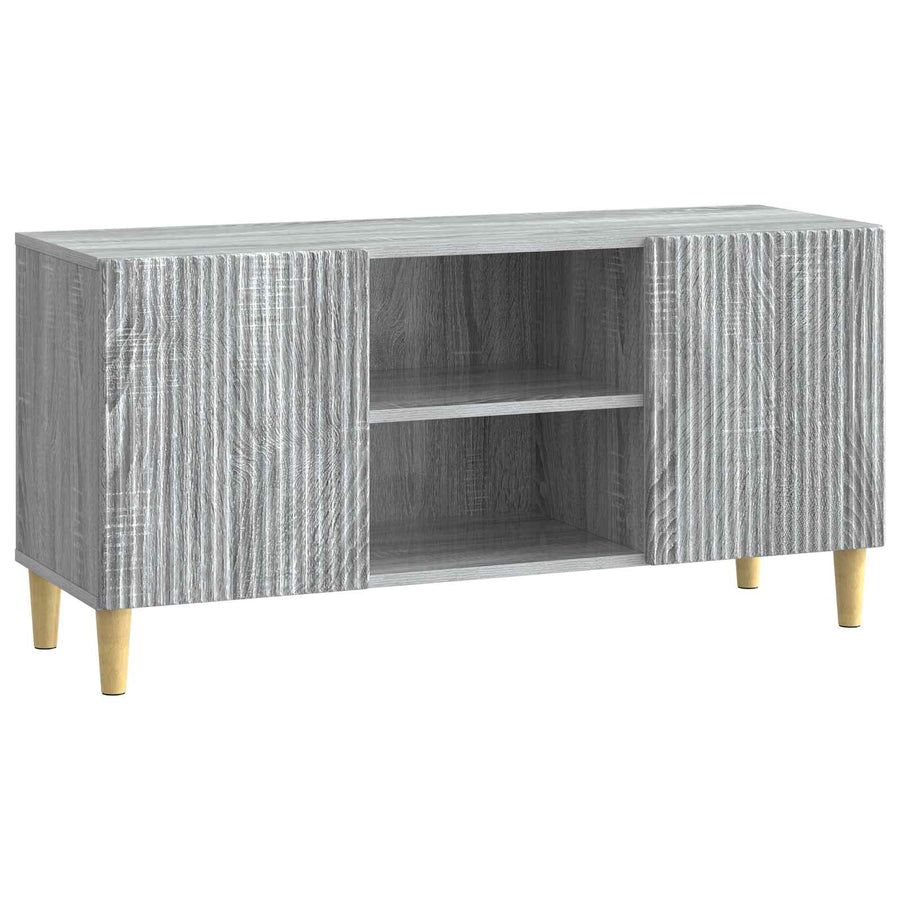 TV-kast Grijs sonoma 102 x 34,5 x 50 cm Bewerkt hout